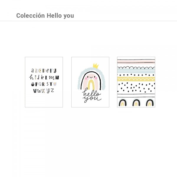 Colección Láminas Hello You