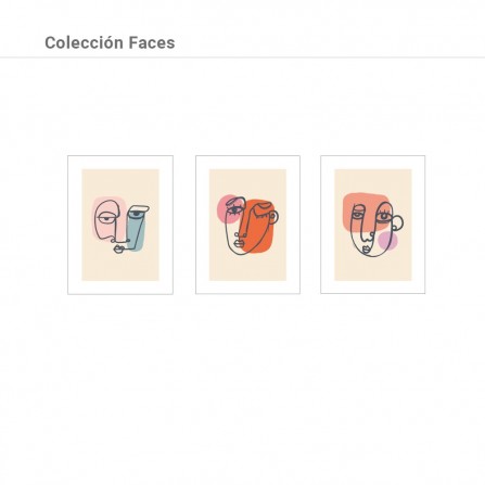 Colección Láminas Faces