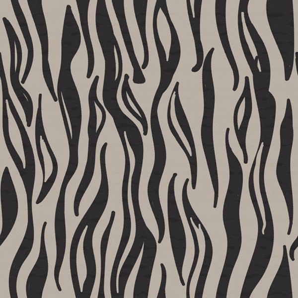  Detalle del Papel pintado autoadhesivo con estampado Animal Skin Zebra.
