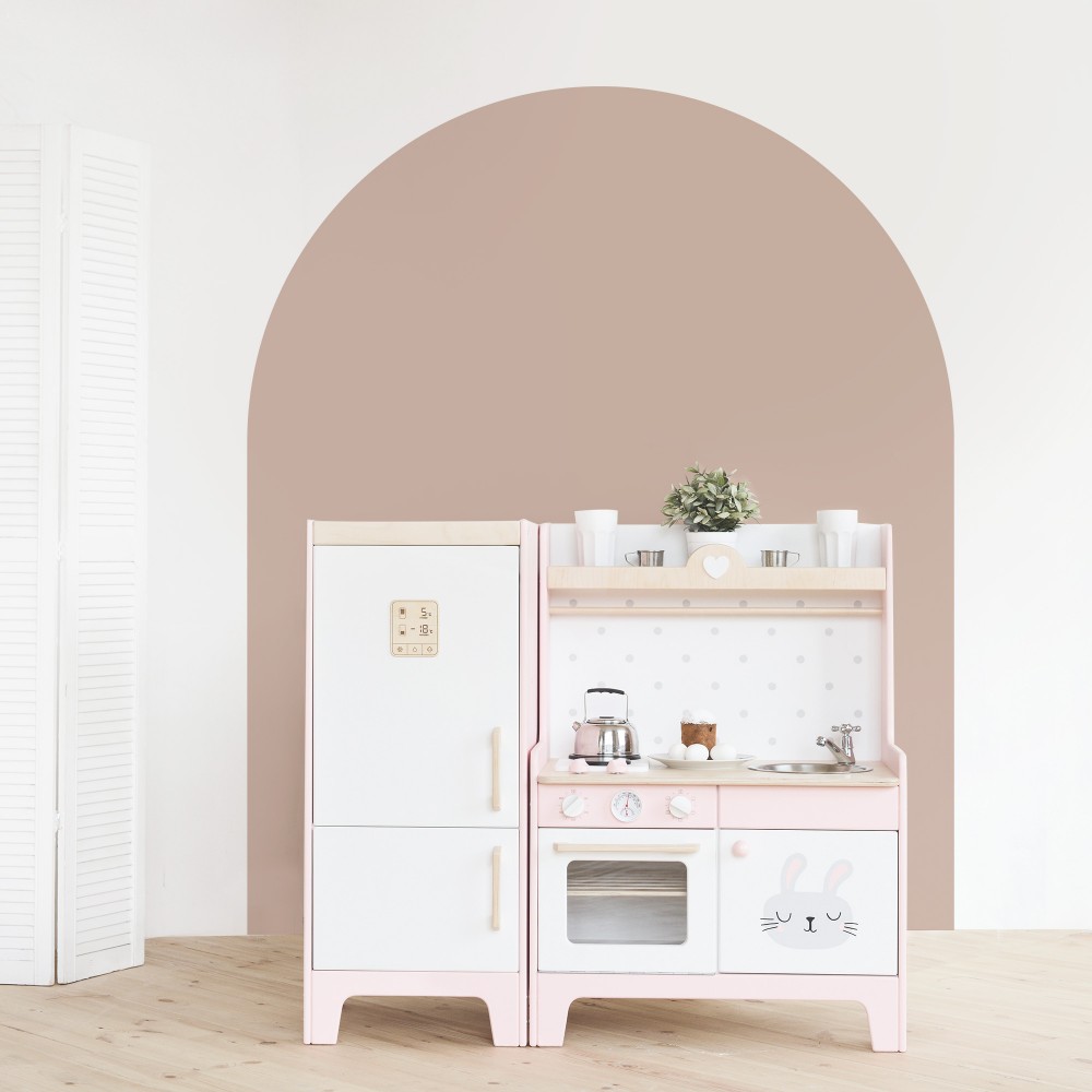 Arco Pintado Autoadhesivo Rosa Empolvado