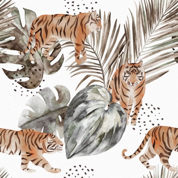  Detalle del Papel pintado autoadhesivo con estampado Animal Skin Safari.