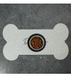 Alfombra comedero para mascotas Bones