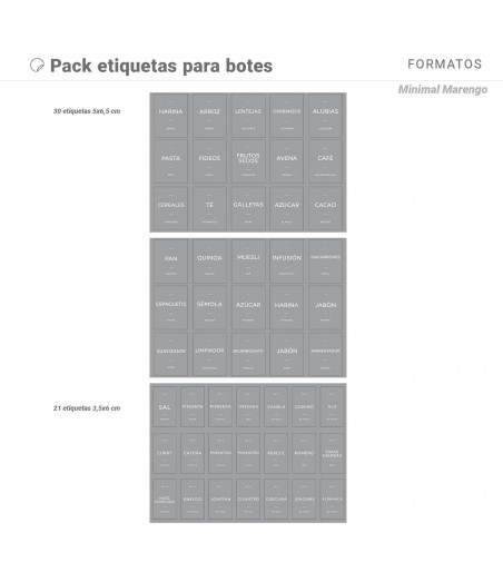 Etiquetas Autoadhesivas Minimal