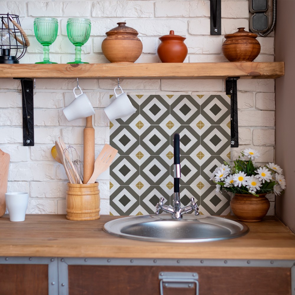 Como instalar salpicadero para cocina (mosaico en cristal) - Backsplash  tile installation 