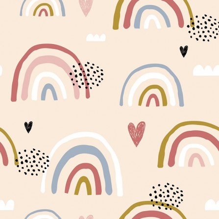 Papel pintado con estampado Rainbow