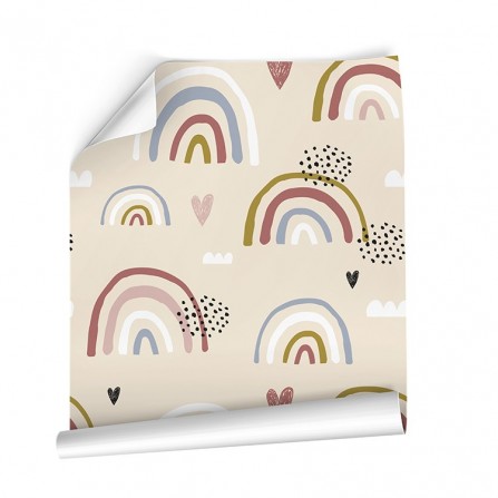 Papel pintado con estampado Rainbow