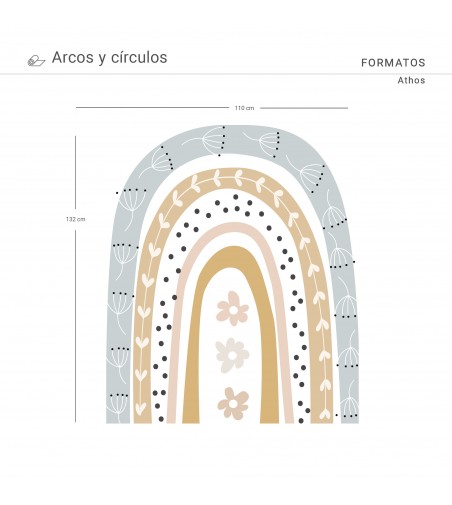 Arco Pintado Autoadhesivo Athos