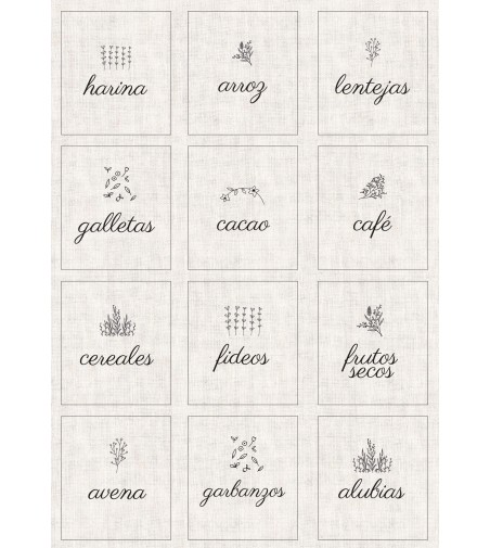 Etiquetas Autoadhesivas Natural