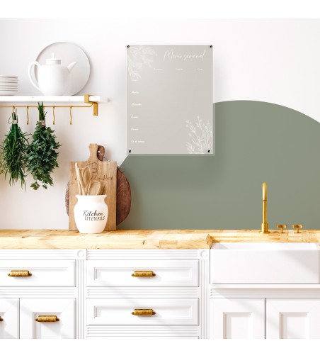 Planificador de pared menú semanal Bimba