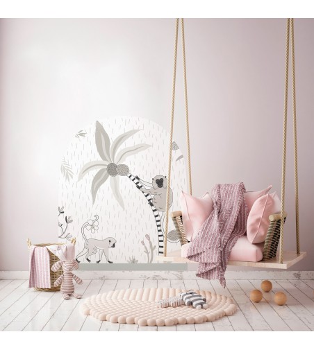 Arco pintado autoadhesivo Tropical Kids