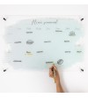 Planificador de pared menú semanal Adriel