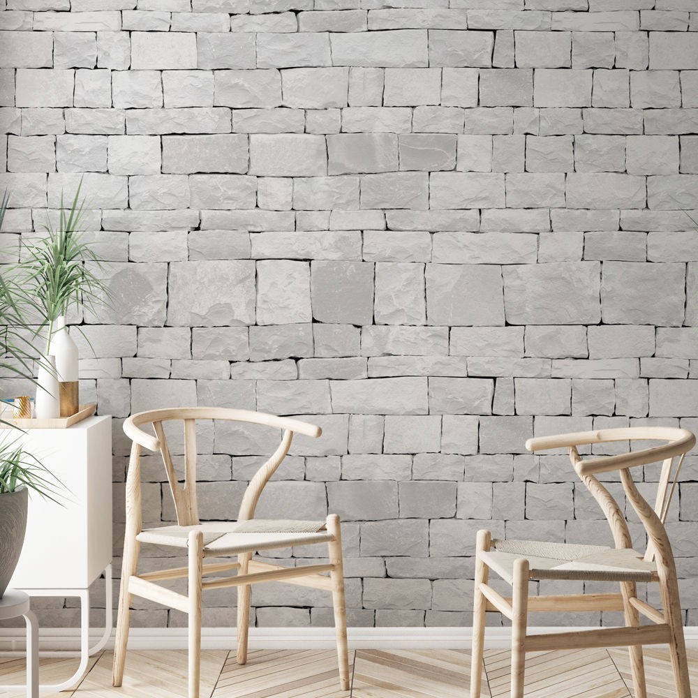 Mural Autoadhesivo Stone White