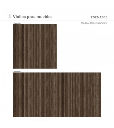 Vinilo Madera Rosewood Dark