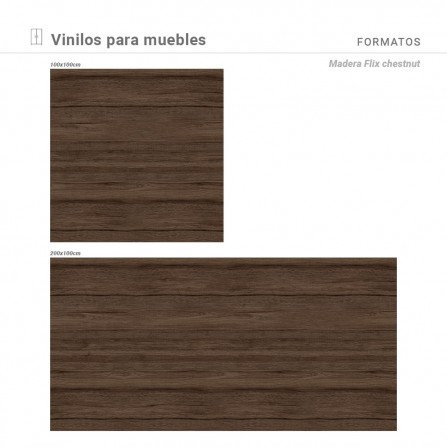 Vinilo para muebles con estampado  Madera Flix chesnut