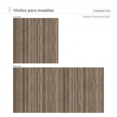 Vinilo para muebles con estampado  Madera Rosewood ligh