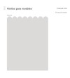 Arco Pintado Autoadhesivo Circe Gris Neutro 100cm x 131cm
