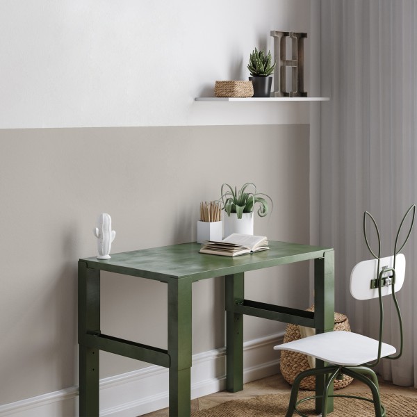 Arco Pintado Autoadhesivo Perséfone Crema 100cm x 131cm