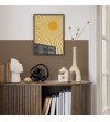 Arco Pintado Autoadhesivo Perséfone Terracota 100cm x 131cm