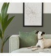 Arco Pintado Autoadhesivo Perséfone Verde 100cm x 131cm