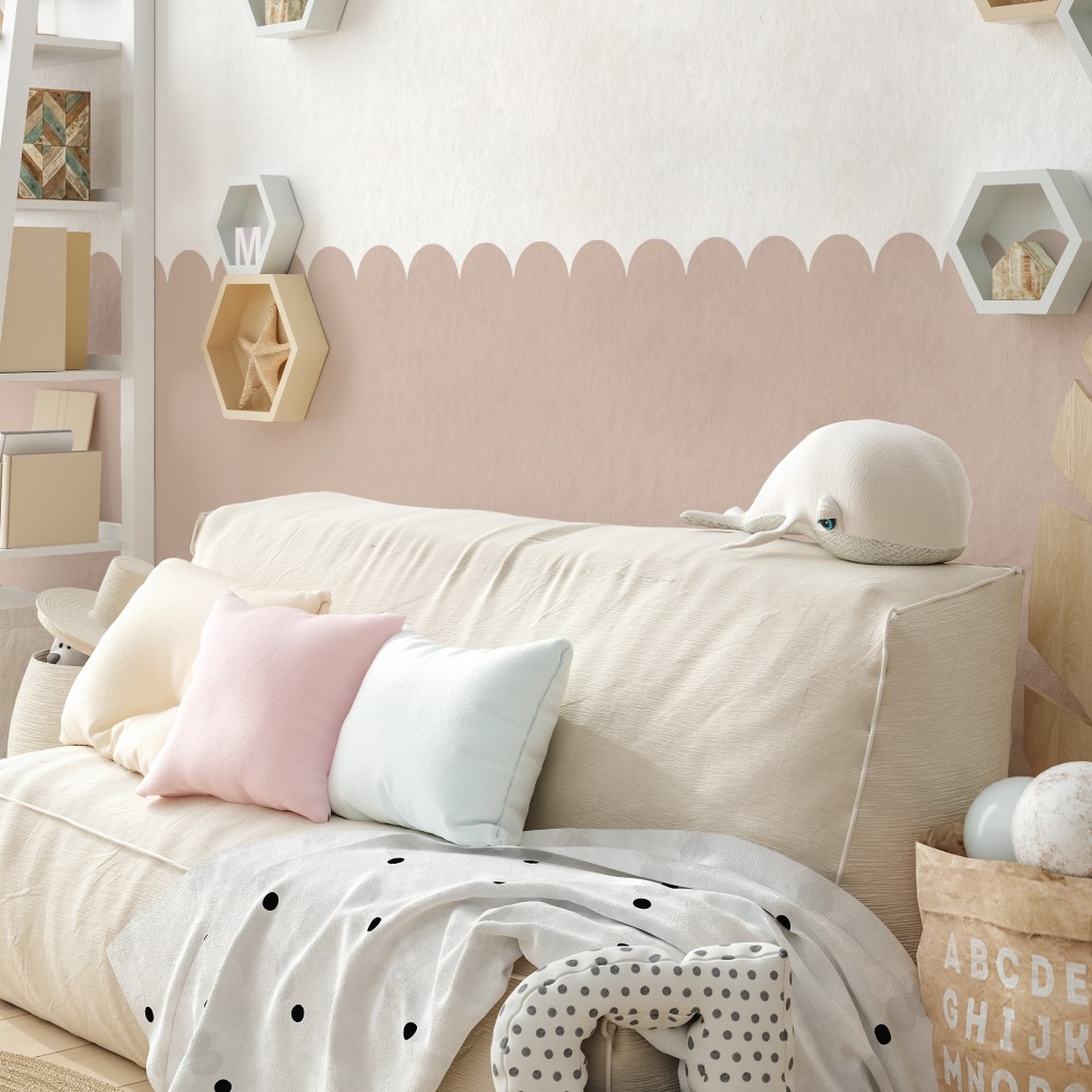 Arco Pintado Autoadhesivo Circe Rosa 100cm x 131cm