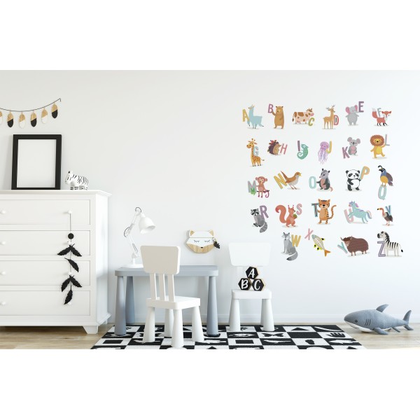 MaxiRoll 32x200 cm Abecedario Animales