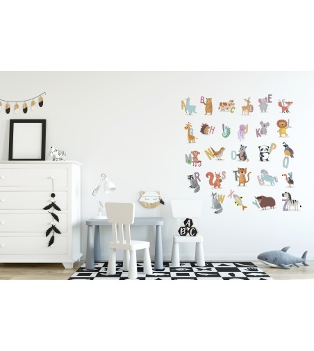 MaxiRoll 32x200 cm Abecedario Animales