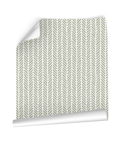 Papel Autoadhesivo Arthur Verde Hoja