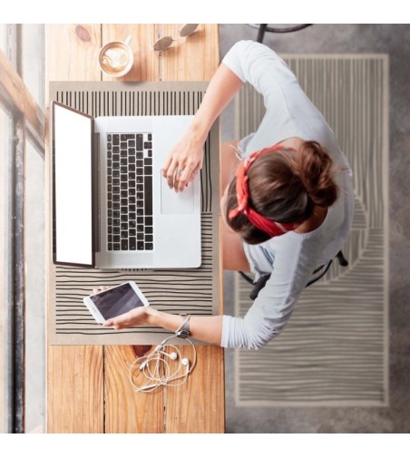 Alfombra Vinílica Abstract Lines 48x75