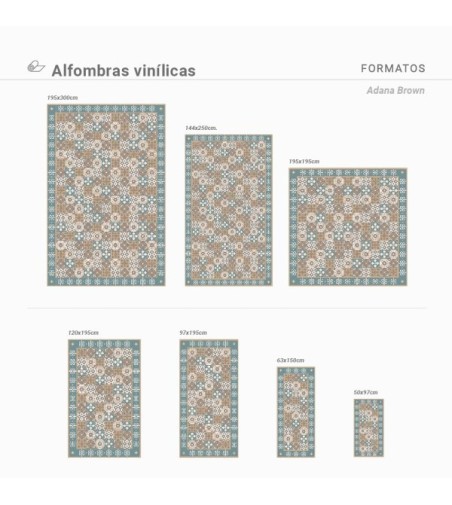 Alfombra Vinílica Adana 63x150