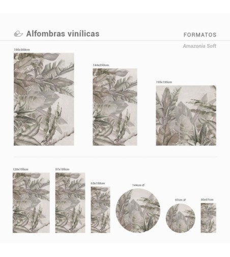 Alfombra Vinílica Amazonia Soft D144