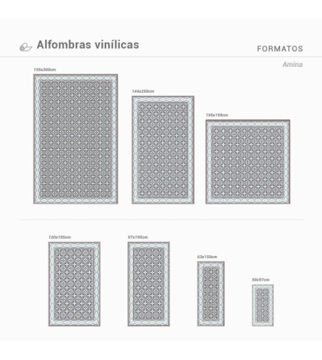 Alfombra Vinílica Amina 48x110