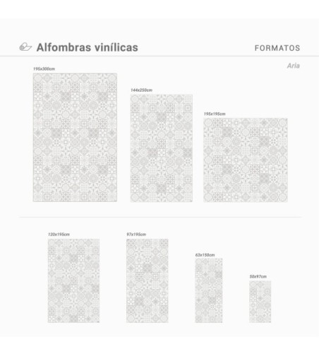Alfombra Vinílica Aria 50x97