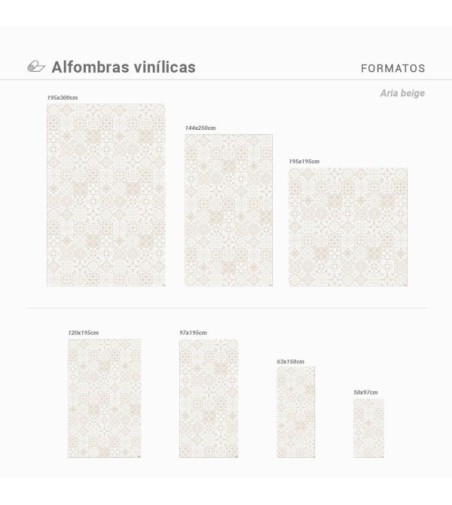 Alfombra Vinílica Aria 50x97