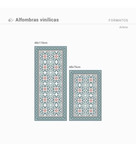 Alfombra Vinílica Arlene 48x110