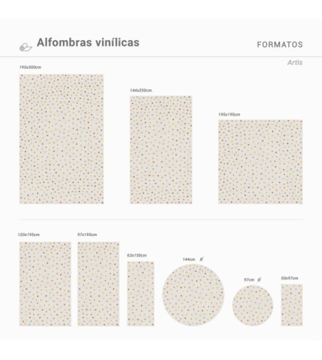 Alfombra Vinílica Artis 63x150