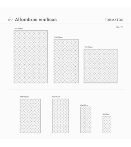 Alfombra Vinílica Berta 50x97