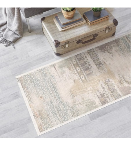 Alfombra Vinílica Boho Cream 50x97