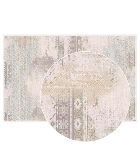 Alfombra Vinílica Boho Cream 63x150