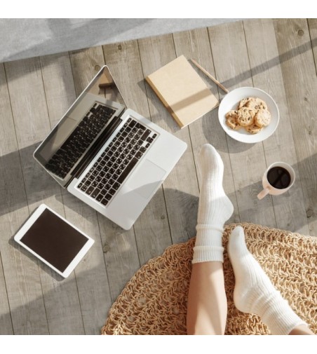 Alfombra Vinílica Brown Wood 48x75