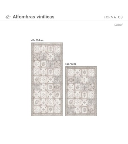 Alfombra Vinílica Castel 48x110