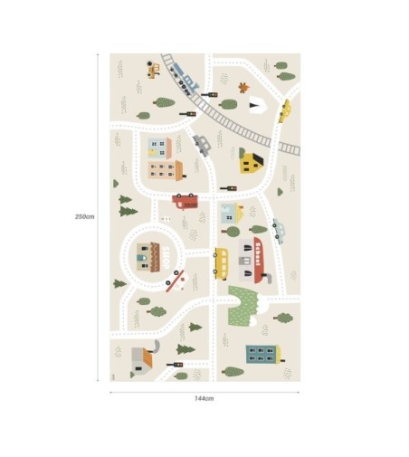 Alfombra Vinílica City Road 50x97