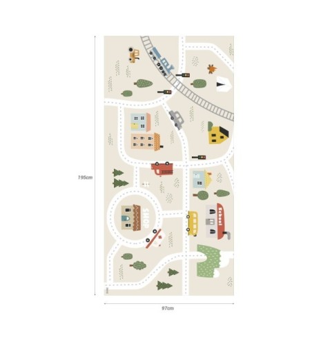 Alfombra Vinílica City Road 63x150