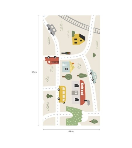 Alfombra Vinílica City Road 63x150