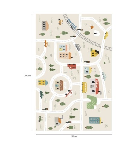 Alfombra Vinílica City Road 63x150