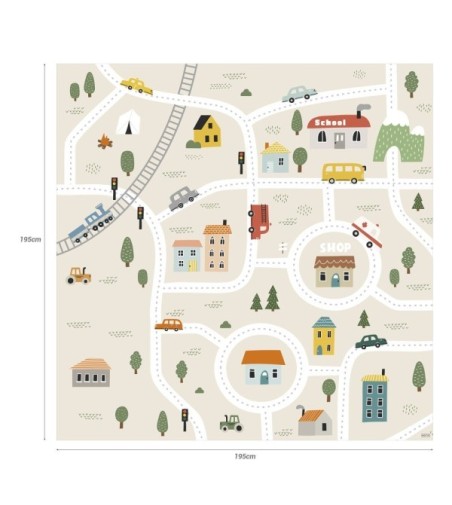 Alfombra Vinílica City Road 63x150