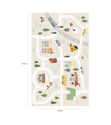 Alfombra Vinílica City Road 63x150