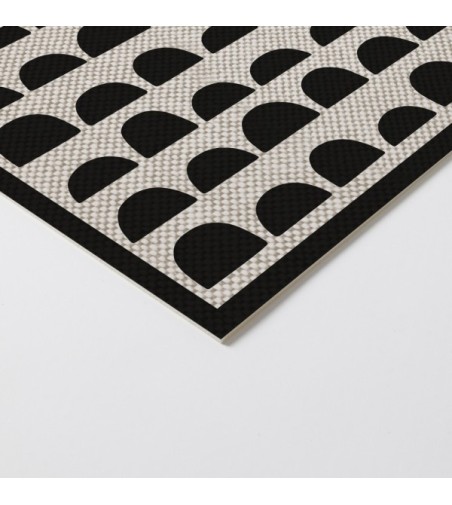 Alfombra Vinílica Curve Black 48x75