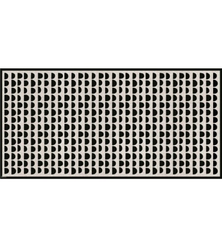Alfombra Vinílica Curve Black 48x75