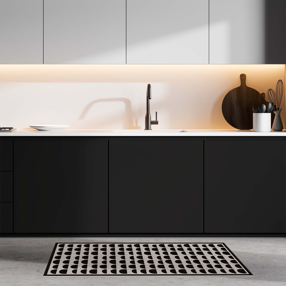 Alfombra Vinílica Curve Black D97