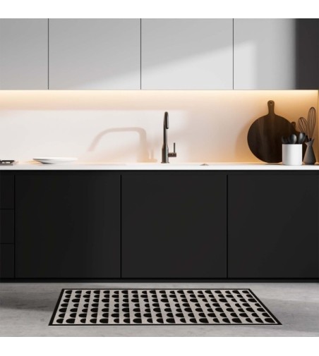 Alfombra Vinílica Curve Black 195x300